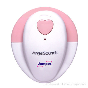 Fetal heart Doppler, in pink and green, 3.0MHz probe, FDA, ISO, to monitor baby heart beat